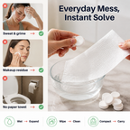 PureMist™ Compressed Cotton Towels — Unlock Instant Freshness and Soothing Comfort Anywhere You Go