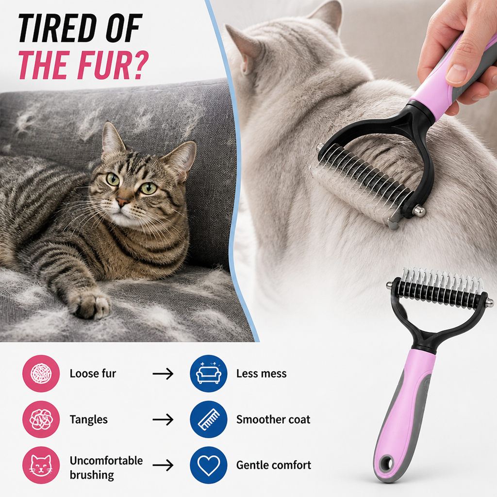 ShedSoothe™ — Less Fur, Fewer Tangles, More Happy Cuddle Time