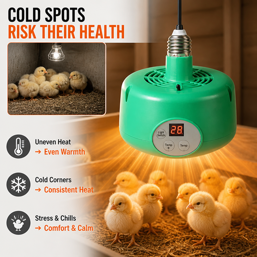 FlockHalo™ — Keep Little Ones Cozy With Even, Adjustable Warmth