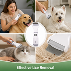 ViraPet™ Electric Grooming Comb — End Flea Itch Fast and Bring Joy Back to Your Dog’s Coat