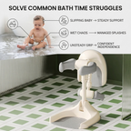 FlexiNest™ Baby Shower Rack — Feel the Joy of Safe, Calm Bath Times with Your Growing Baby