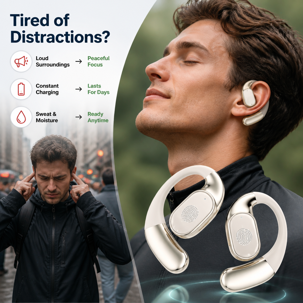 QuietFlow™ — Get lost in your music, not the noise—with up to 145 hours between charges