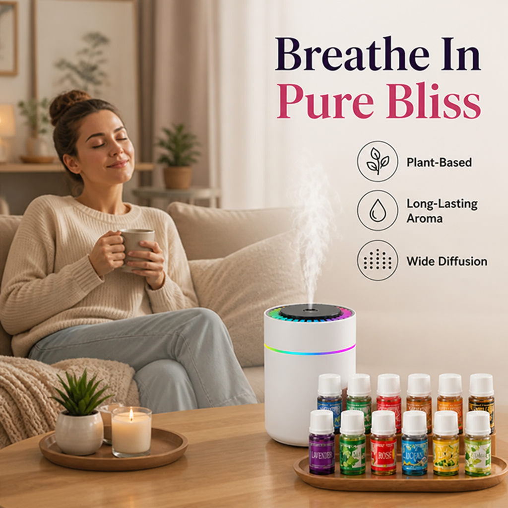 ViraMist™ 12-Pack Essential Oils Collection — Transform Any Room into Your Personal Bliss Sanctuary
