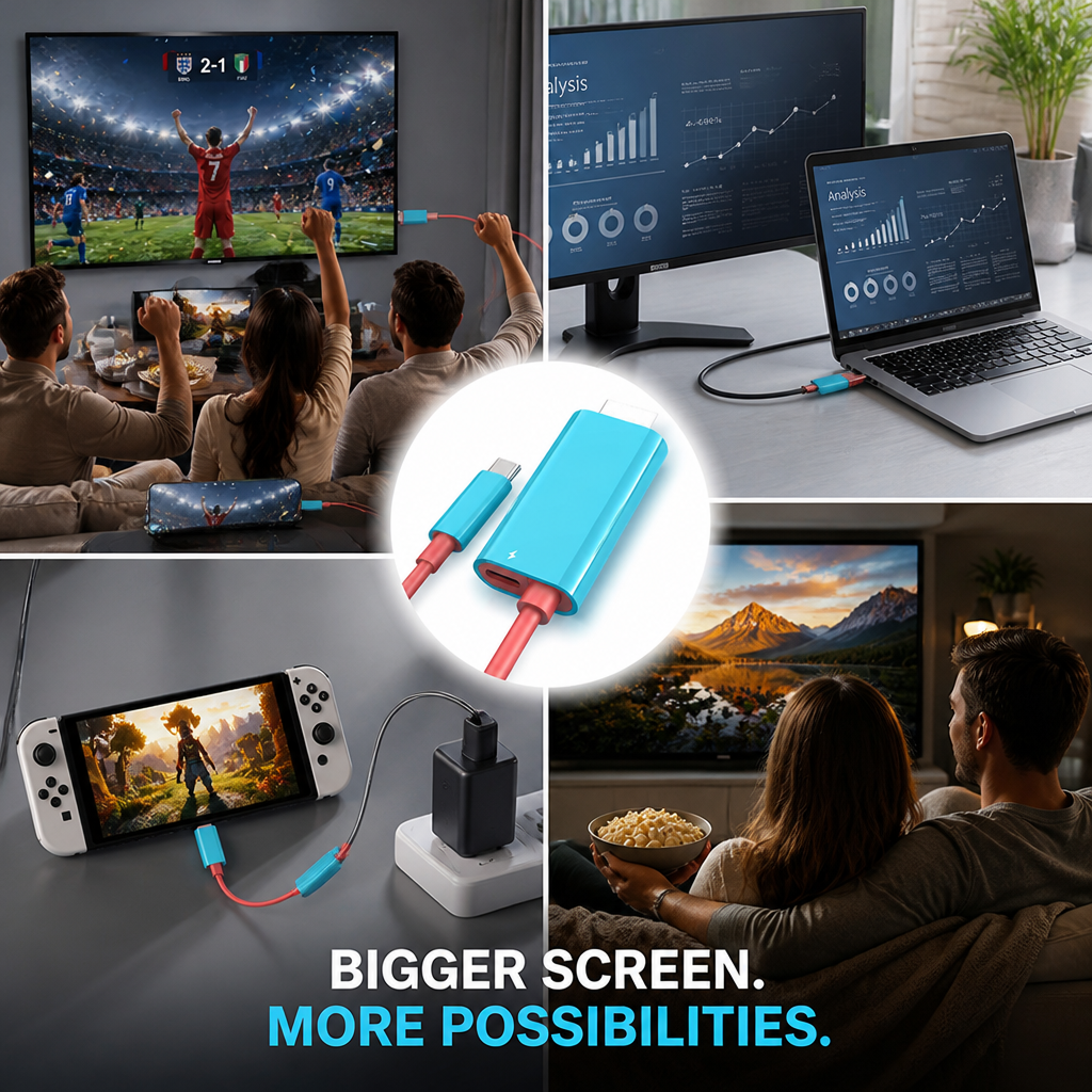 BigViewLink™ — Bring game night to life on the big screen, without the bulky setup