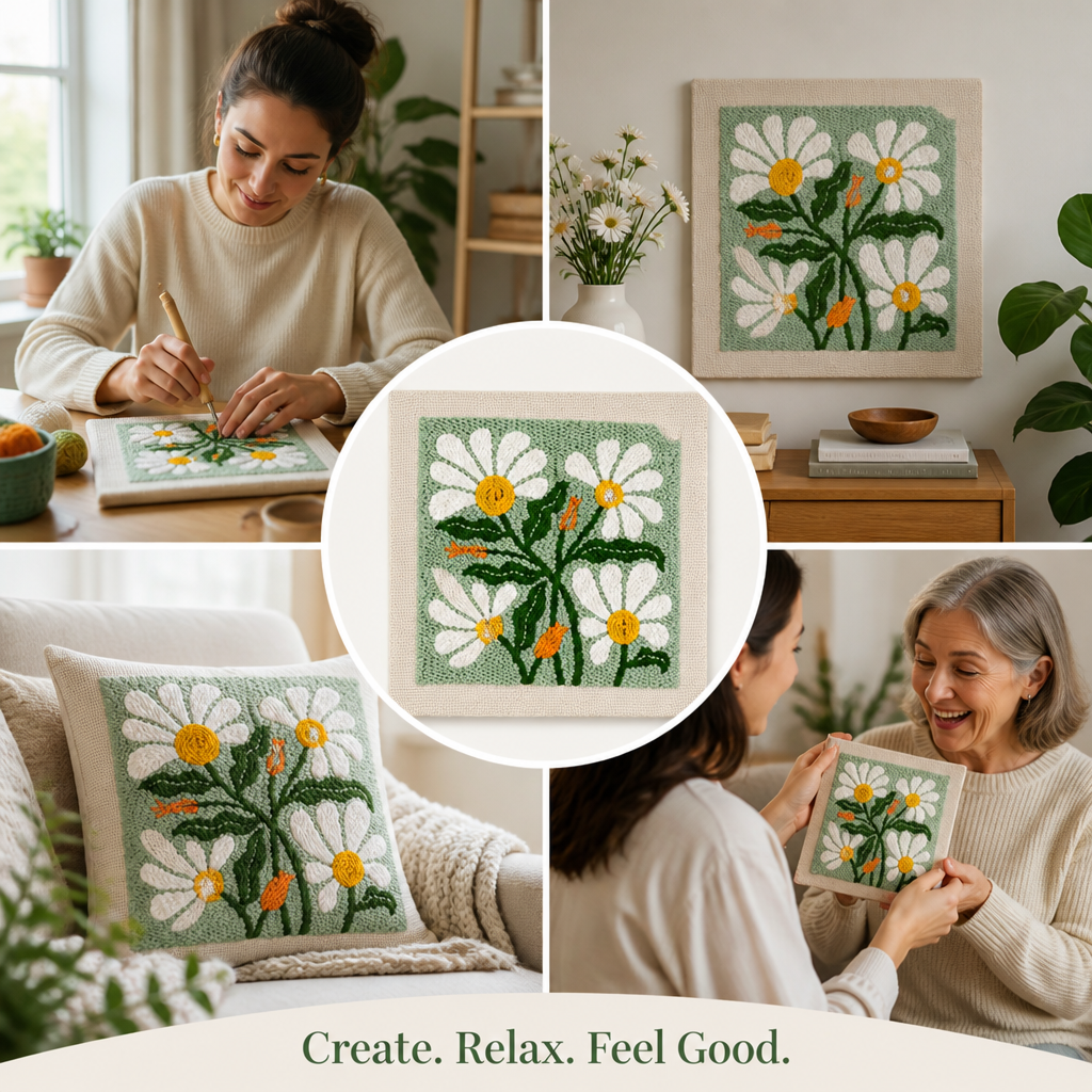 BloomThread™ Square Edition — Create Cozy, Colorful Art That Warms Your Soul