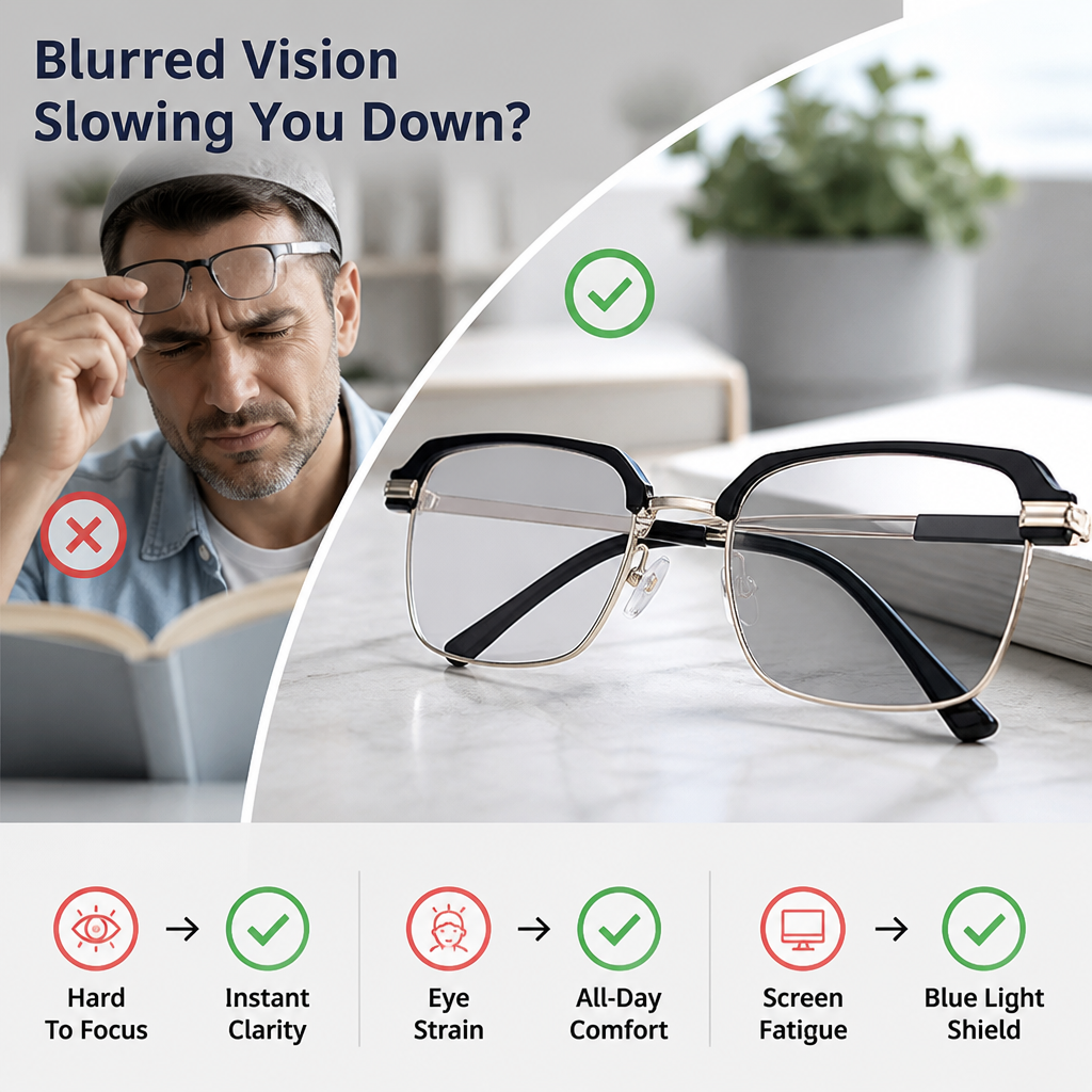 ClariVista™ Vision Glasses — Effortless Clarity and All-Day Comfort for Every Moment