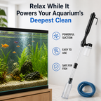 AquaPulse™ — Relax While It Powers Your Aquarium’s Deepest Clean