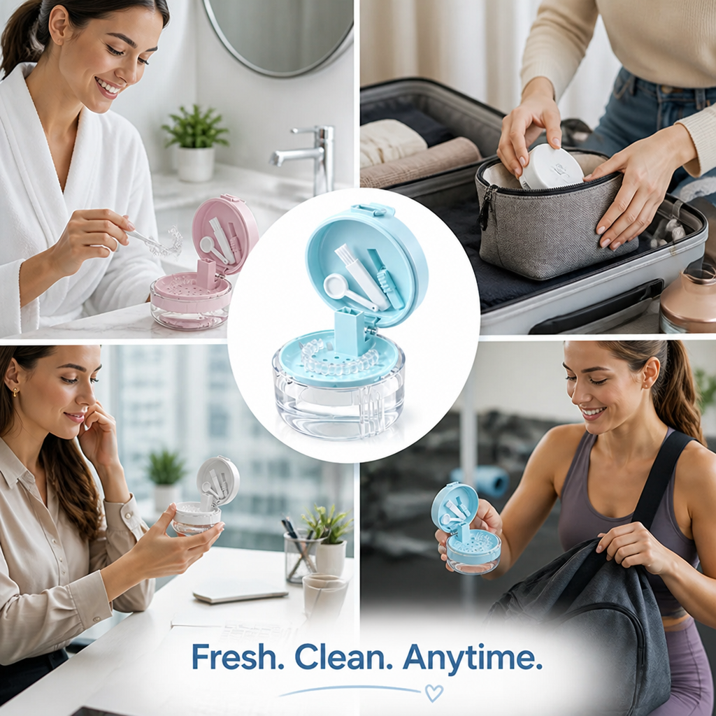 AquaGuard™ — Effortless Retainer Care That Keeps Your Smile Fresh and Ready Everywhere