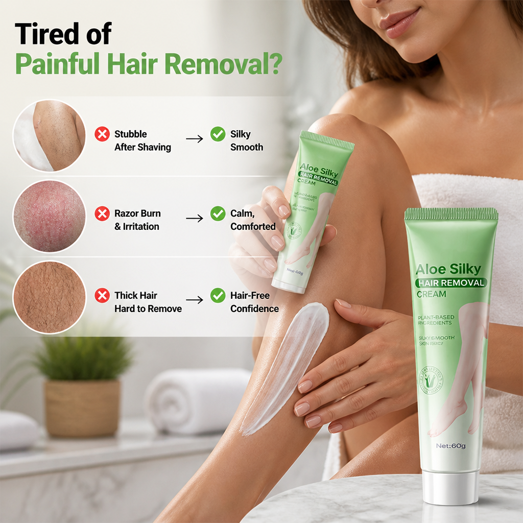 SilkenAura™ — Reveal irresistibly smooth, glowing skin without a shred of pain or irritation