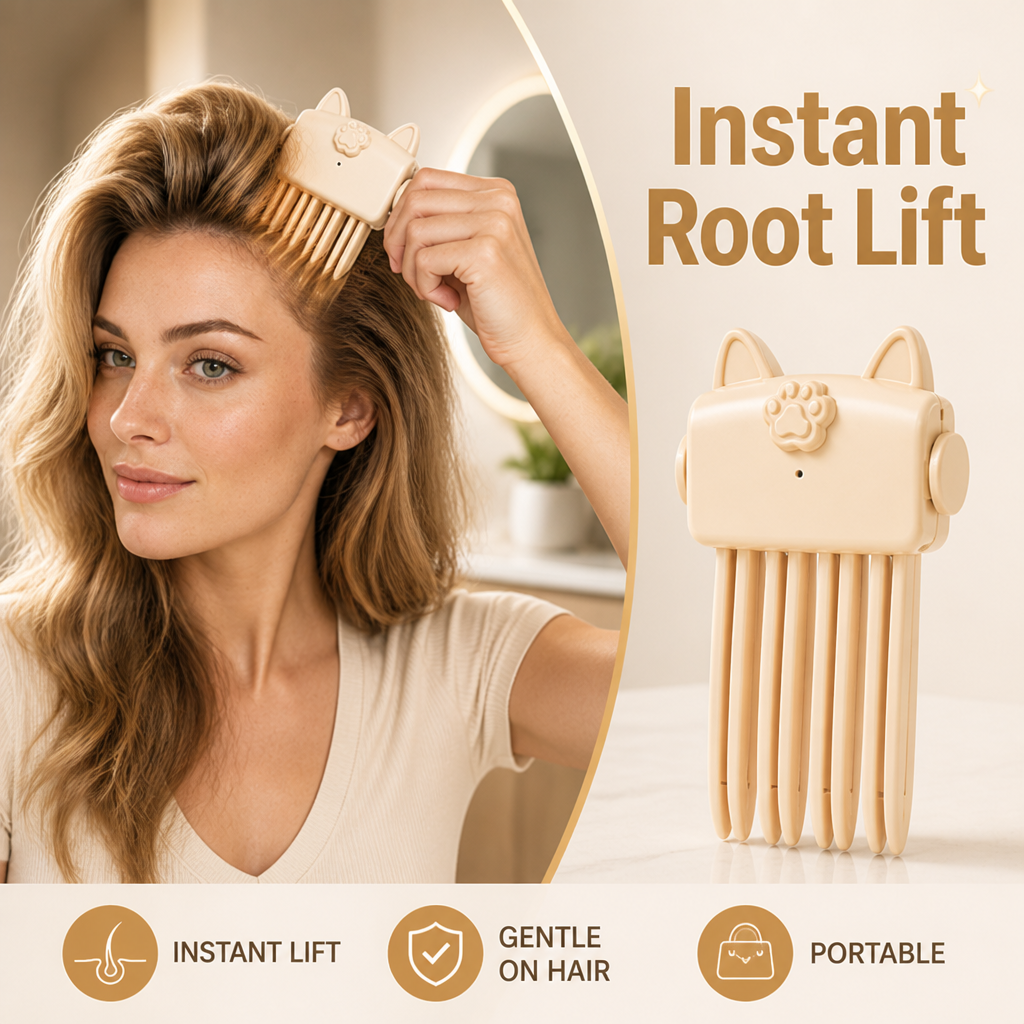 VivaLuxe™ Root Lift Clip — Instantly Amp Up Your Hair for All-Day Head-Turning Volume