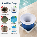 FlowGuard™ Pool Socks — Keep Your Water Crystal Clear Without the Hassle