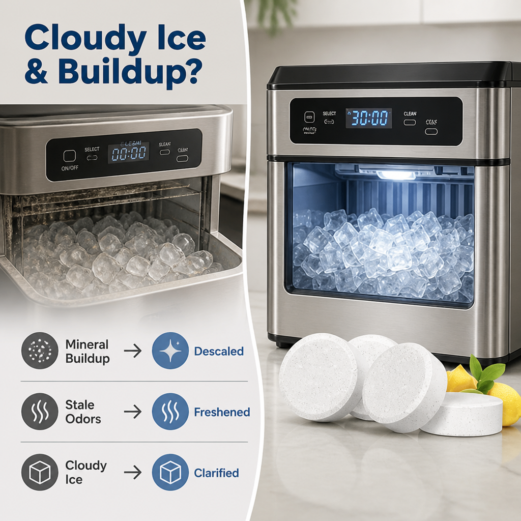FrostFlow™ — Bring Back Clear, Fresh-Tasting Ice Without Taking Your Machine Apart