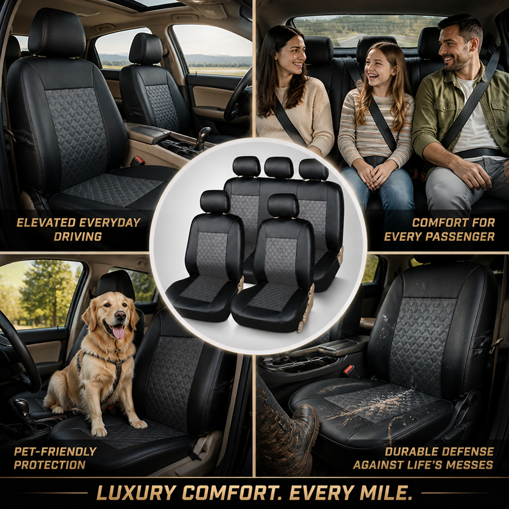 TitanRide™ — Elevate Your Drive with Luxurious Comfort and Flawless Style