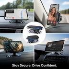 IronCladGrip™ — Drive Confidently with Unshakable Phone Security and Total Hands-Free Control