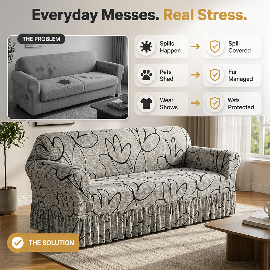 RamonaLuxe™ — Wrap Your Sofa in Flawless Elegance That Feels Made Just for You