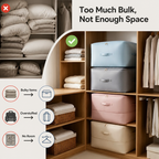 SpaceSavor™ — Reclaim Closet Space and Pack More Without a Vacuum