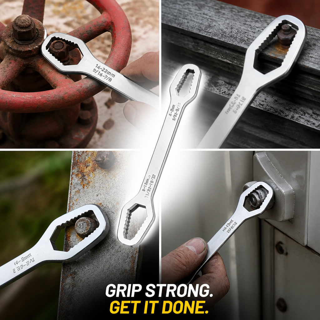 ForgeMax™ Dual-Action Wrench — Grip Like a Beast, Finish Repairs Faster and Stress-Free