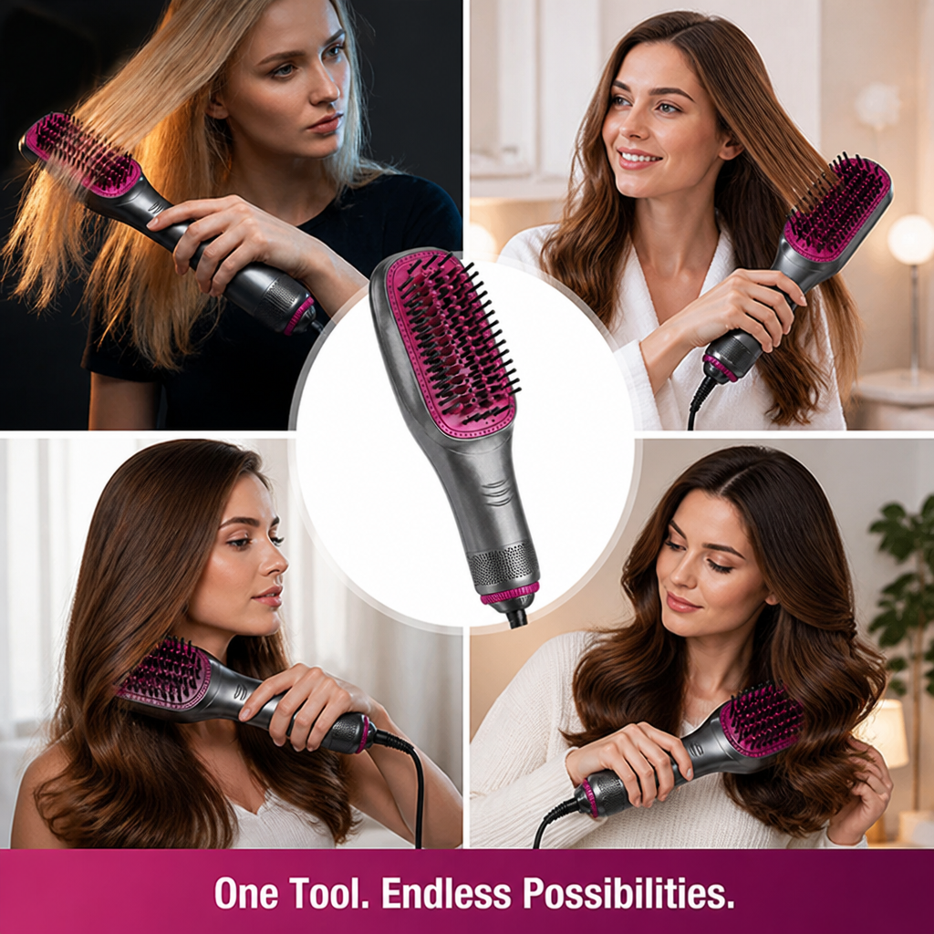 Driora™ — Salon-Smooth Blowouts at Home in One Easy Step