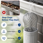 RainFlowEase™ — Keep Rainwater Moving and Cut Down on Clogged-Downspout Hassles