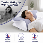 SilkRest™ Contoured Pillow — Wake Up Energized with Pain-Free, Peaceful Sleep