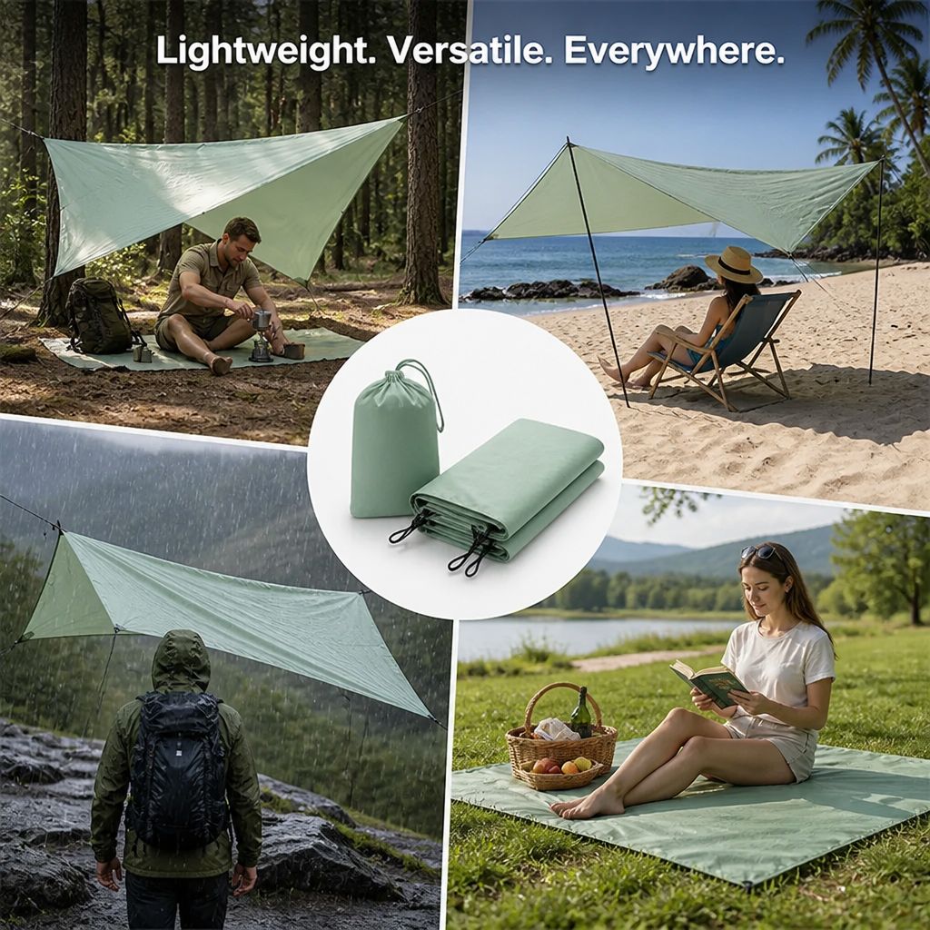 VentiShade™ — Your Lightweight Fortress Against Sun and Surprise Showers