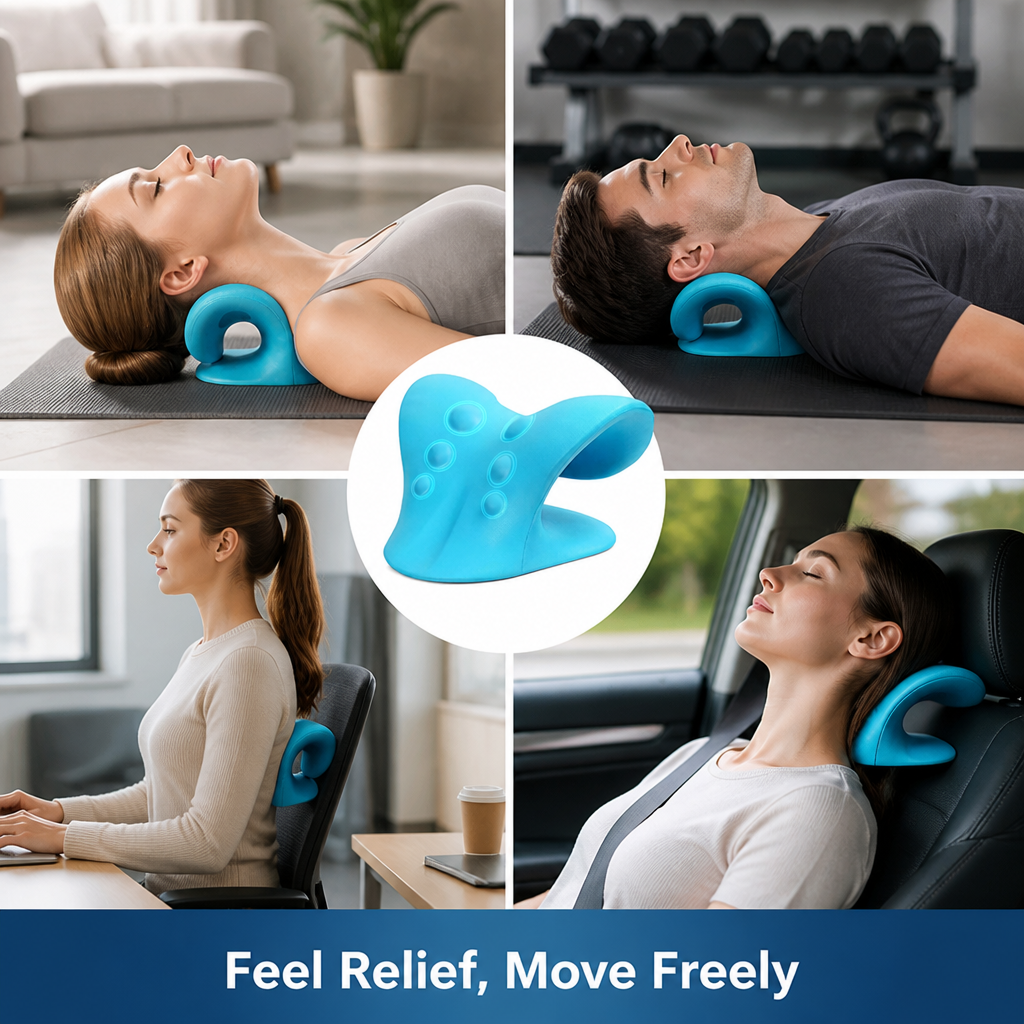 VertiEase™ Neck Traction Device — Melt Away Neck Pain and Reclaim Your Freedom in Minutes