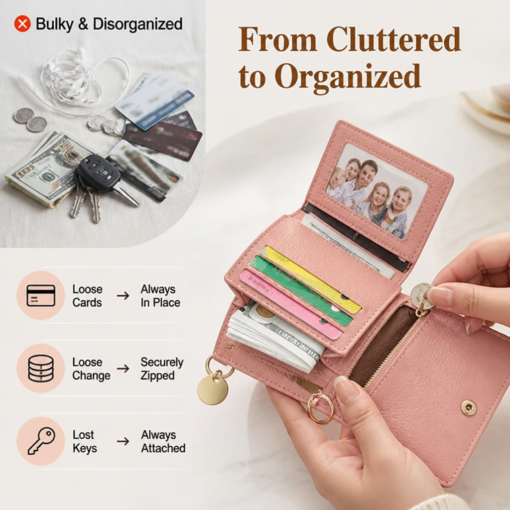 LumaVeil™ — Effortless Elegance That Keeps Your Essentials Safe and Always at Hand