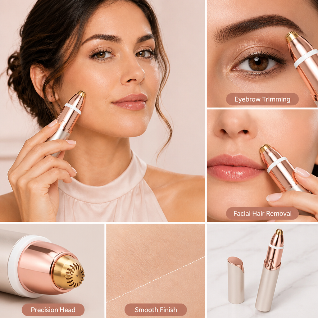 LumaSheer™ — Effortless Smoothness and Perfect Brows in One Gentle Glide