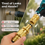 AquaSwift™ — Snap On Freedom and Water Your Garden Without Missing a Beat
