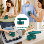 Creasio™ — Wrinkle-Free Clothes in Minutes With a Portable Mini Steam Iron