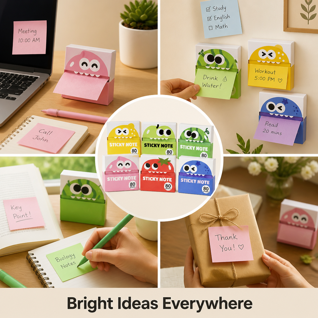 MonsterPop™ Notes — Instantly Spark Joy and Unstoppable Productivity at Your Fingertips