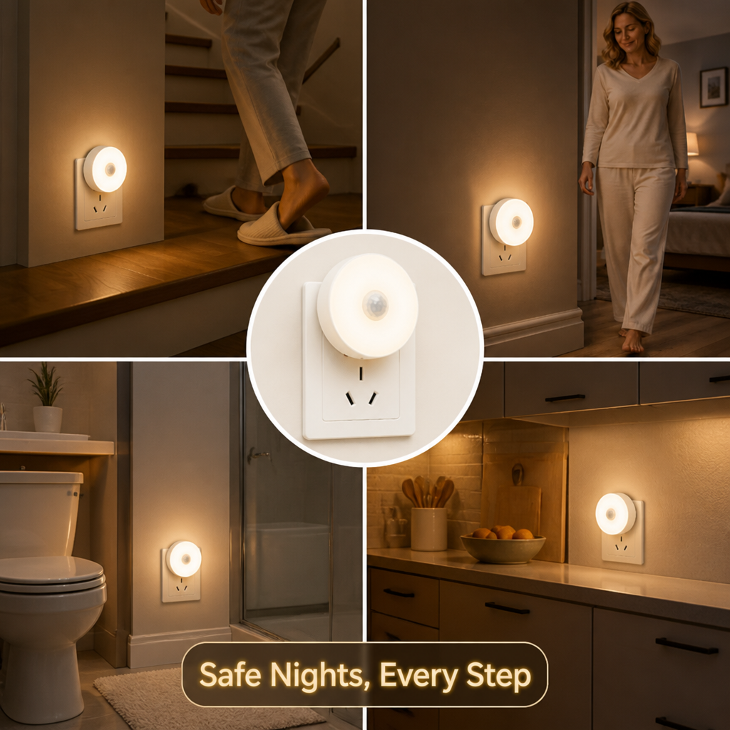 LumaSense™ — Step Confidently with Instant, Soothing Nightlight Protection