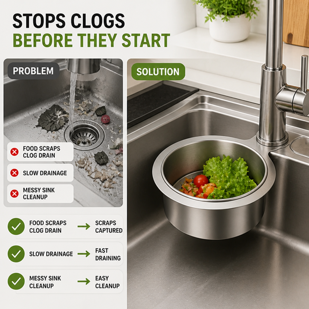 SwiftFlow™ — Keep Your Sink Clear, Fast, and Frustration-Free Every Day