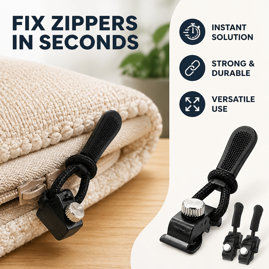 SwiftZip™ — Unlock Instant Freedom from Stuck, Broken Zippers Every Time