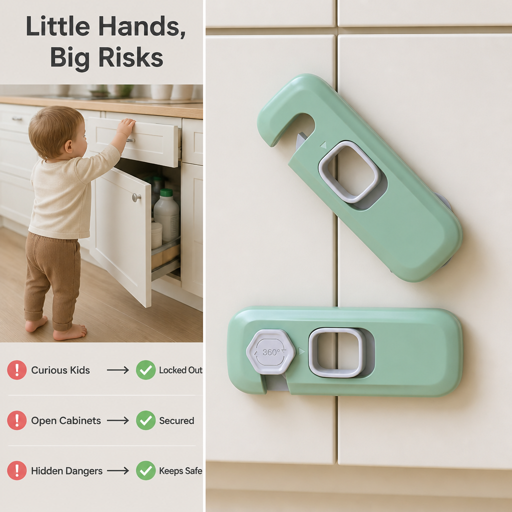 SafeNest™ Childproof Locks — Shield Your Home with Invisible, Ironclad Peace of Mind