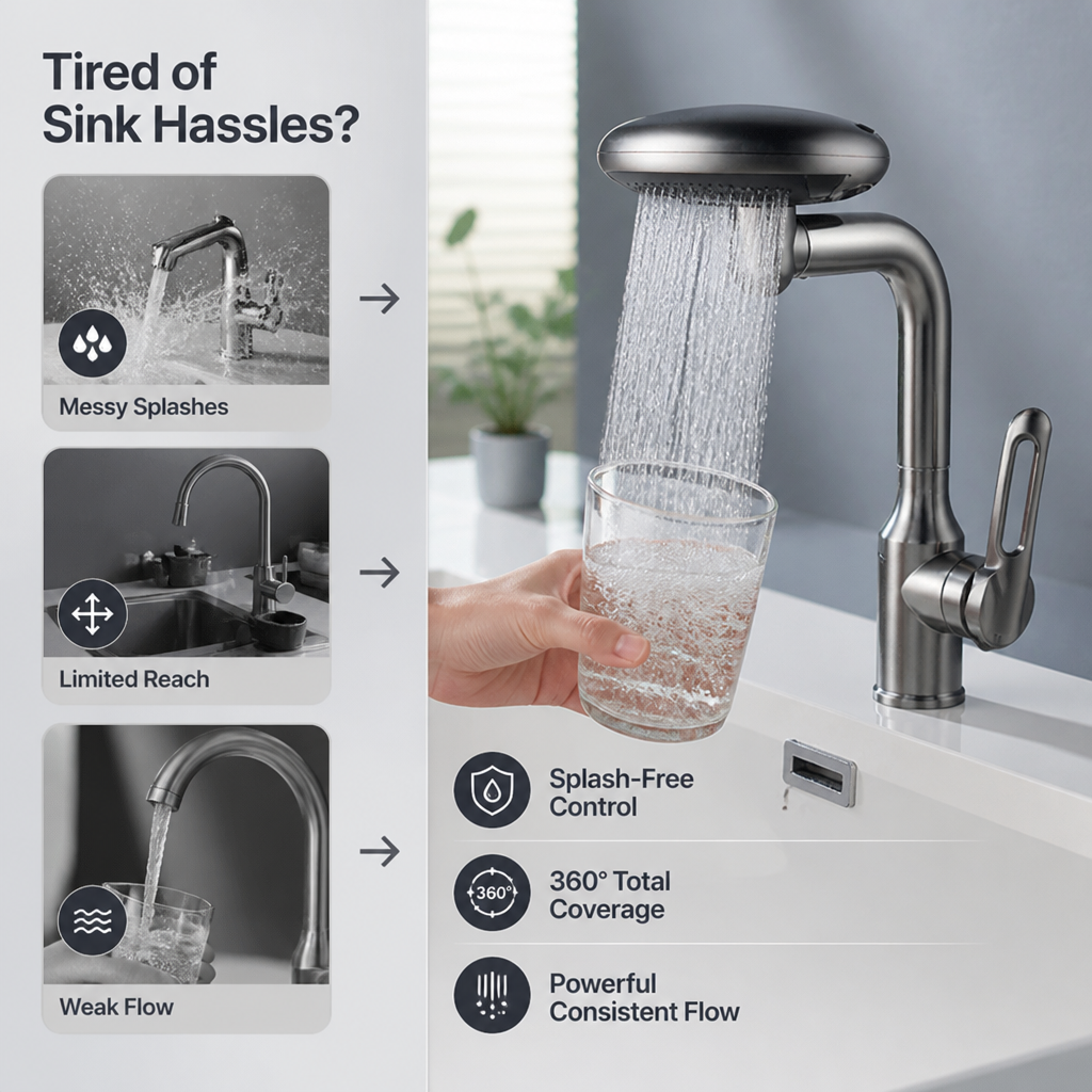 HydraFlex™ — Transform Your Sink Into a Daily Luxury Escape