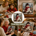 JoyLoom™ 3D Christmas Fabric Art Kit — Create Stunning Holiday Masterpieces Without Sewing or Stress