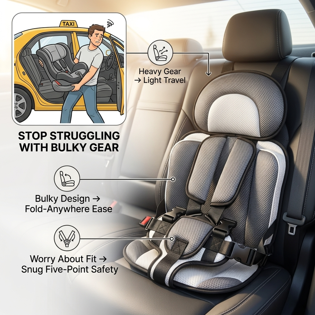RaminoSafe™ — Travel Light with Unshakable Safety and All-Day Comfort for Your Child