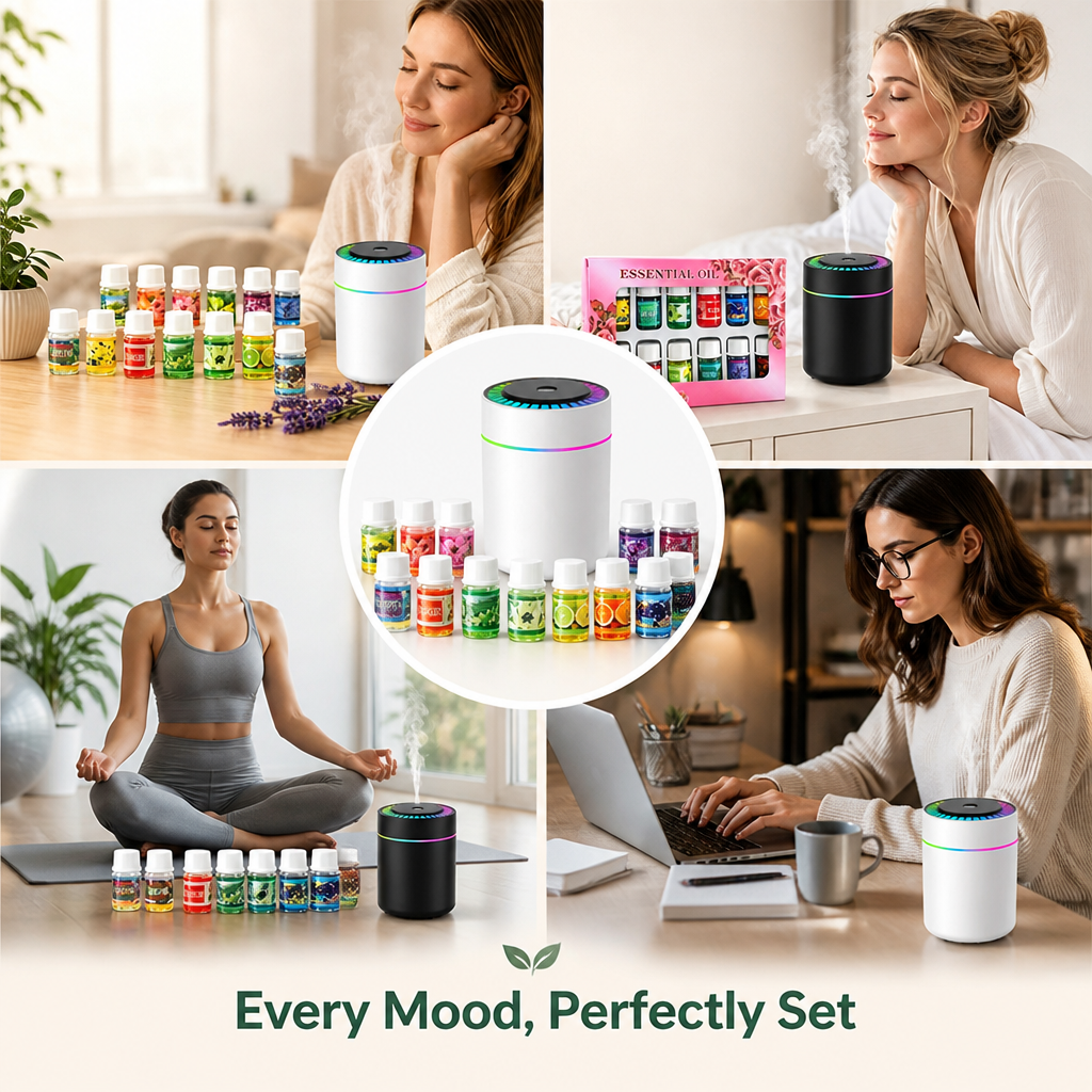 AromaPulse™ — Instantly Transform Any Room into Your Personal Oasis of Calm and Energy