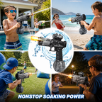 HydroBlaze™ Dual-Spray Electric Blaster — Unleash Nonstop Power and Own Every Water Battle