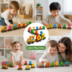 LuminaCar™ Number Express — Watch Your Toddler Light Up with Confidence and Joyful Learning