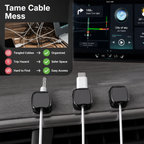 GliderWire™ — Effortless Cable Control for a Calm, Clutter-Free Desk (12 pieces)