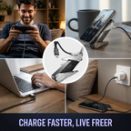 VoltEase™ — Charge Lightning Fast and Stay Hands-Free All Day