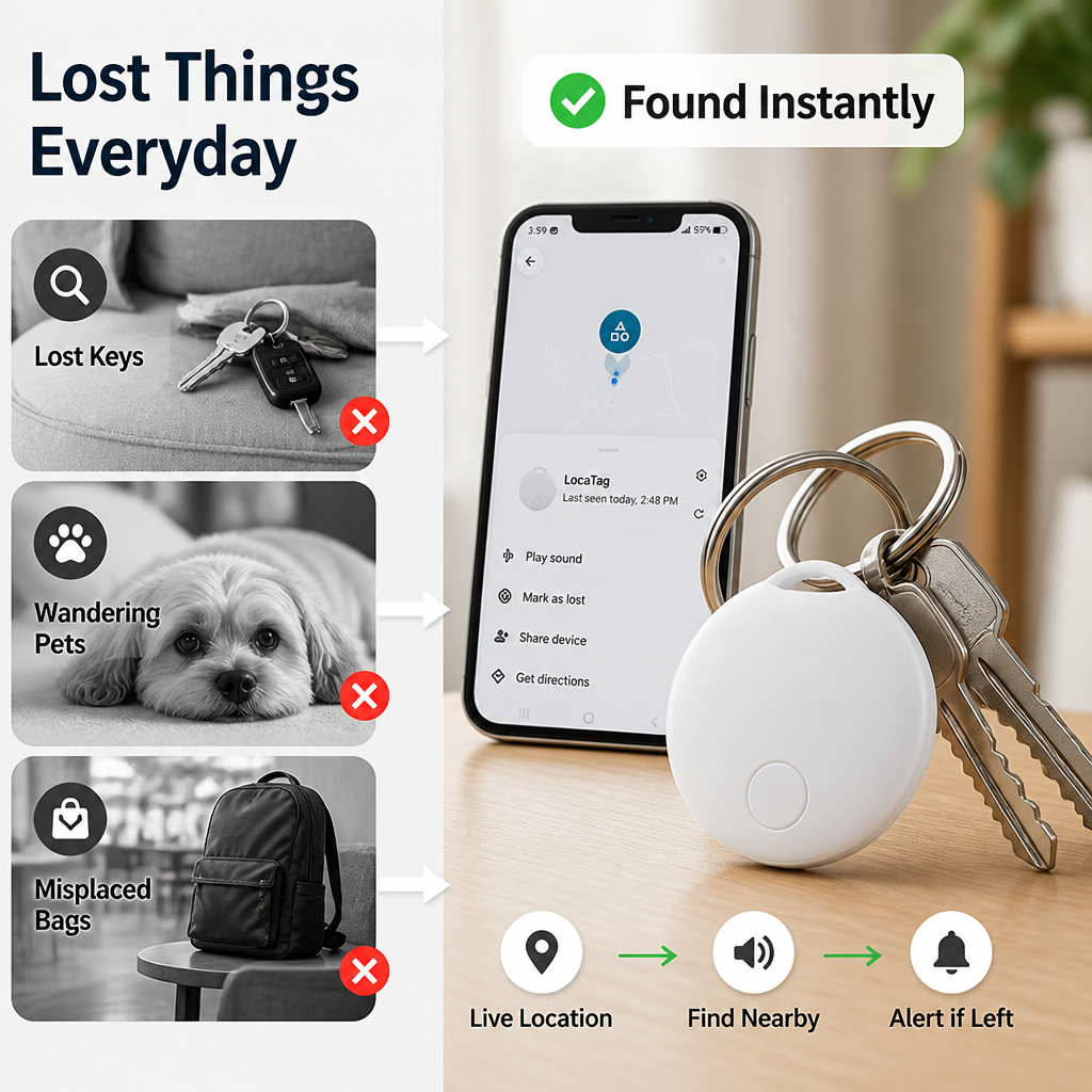 Findlet™ — Instantly Locate What Matters and Breathe Easy Again