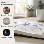 VeroSight™ Smart Zoom & Color-Shifting Reading Glasses — Instantly Refresh Your Eyes and See Every Detail with Effortless Clarity