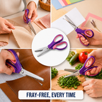 SliceCraft™ Pinking Shears — Master Every Cut with Effortless Precision and Fray-Free Style