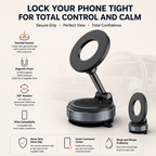 Ramzevo™ NanoGrip Magnetic Mount — Lock Your Phone Tight for Total Control and Calm