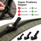 SwiftZip™ — Instantly Rescue Your Favorite Gear from Zipper Disasters (1 set)