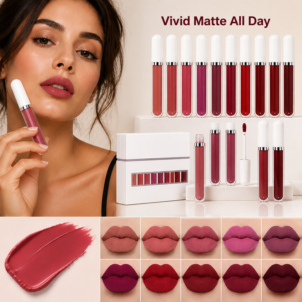 LumaVelvet™ — Unstoppable Matte Lips That Command Every Room