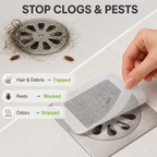 ClearFlowGuard™ — Keep Your Drains Free, Fresh, and Pest-Proof Without Lifting a Finger